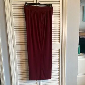 Lane Bryant Red/Burgandy Wide Leg Pants